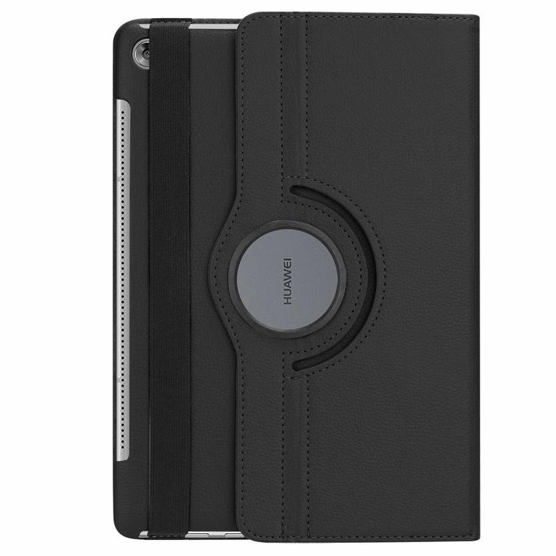 Voor huawei mediapad  m5 10.8 tablethoes 360 draaibare beugel pu leren hoes voor mediapad  m5/m5 pro 10.8 cmr -al09/w09/w19