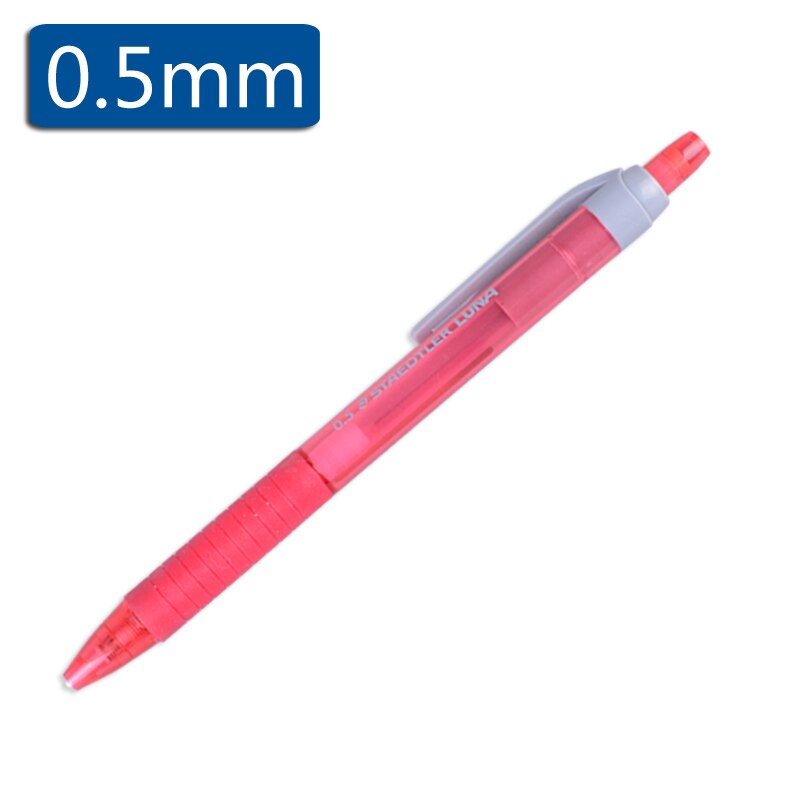 1 stk staedtler 7611 elev tegning auto blyant elev farve aktivitet blyant 0.5 | 0.7 automatiske blyant kontor & amp; skoleartikler: 0.5mm røde