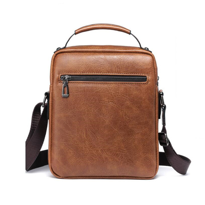Bolso de hombro duradero para hombre, bandolera de cuero de , bolso cruzado de viaje, paquete de para hombre