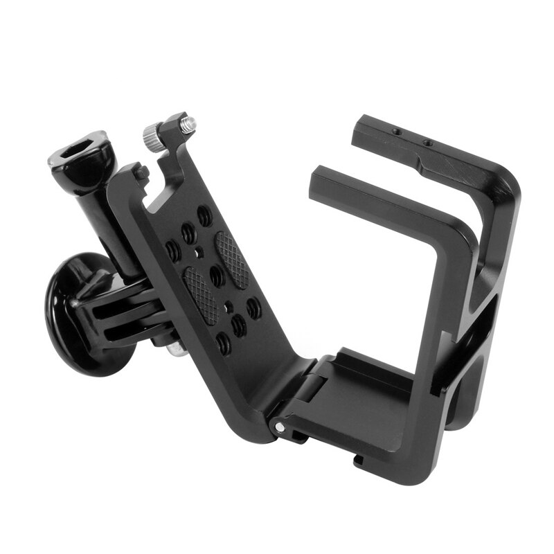 Camerabehuizing met adapter, aluminiumlegering frame compatibel met dji osmo action camera beschermbeugel