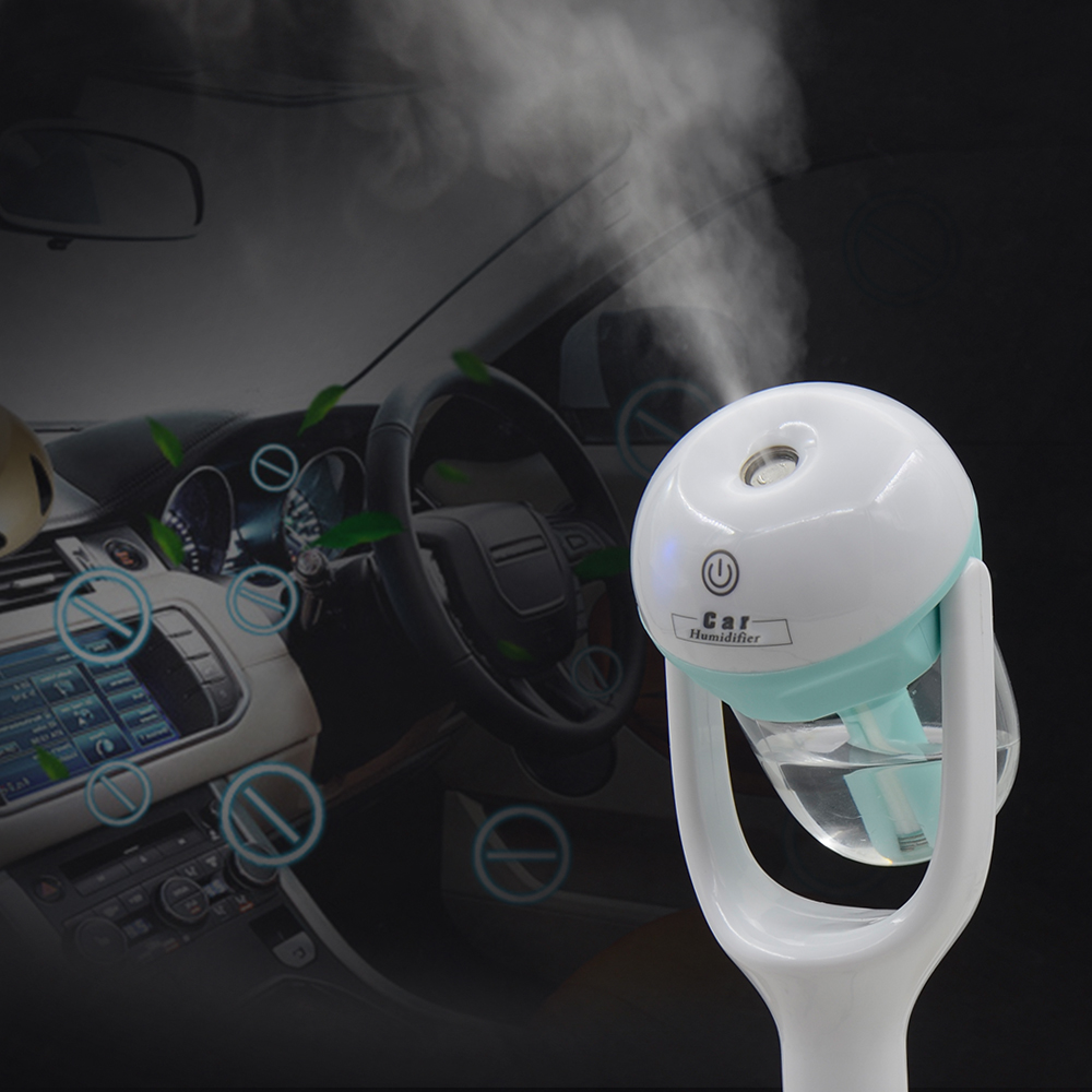 Auto Luftbefeuchter Luftreiniger Lufterfrischer Ätherisches Öl Diffusor Aromatherapie DC 12V Tragbare Auto Nebel Hersteller Fogger 4 Farben