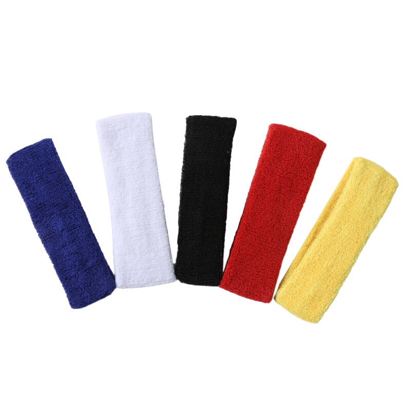 Katoen Elastische Zweetband Basketbal Sport Hoofdband Vrouwen Mannen Gym Fitness Zweet Haarband Volleybal Tennis Running