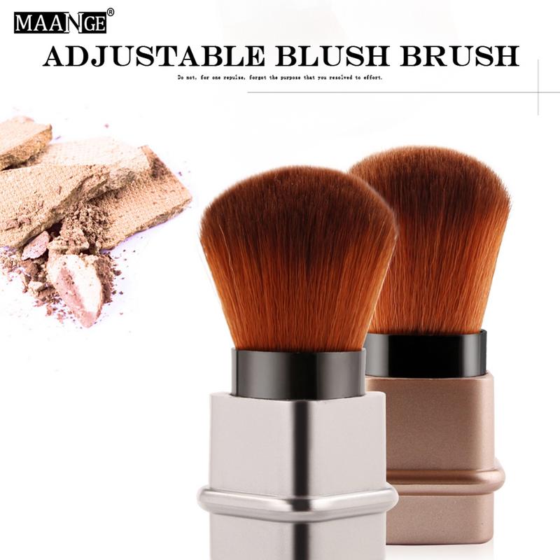 Retractable Single Makeup Brush Upscale Makeup Brush Makeup Tools Kabuki Loose Powder Blush Brush