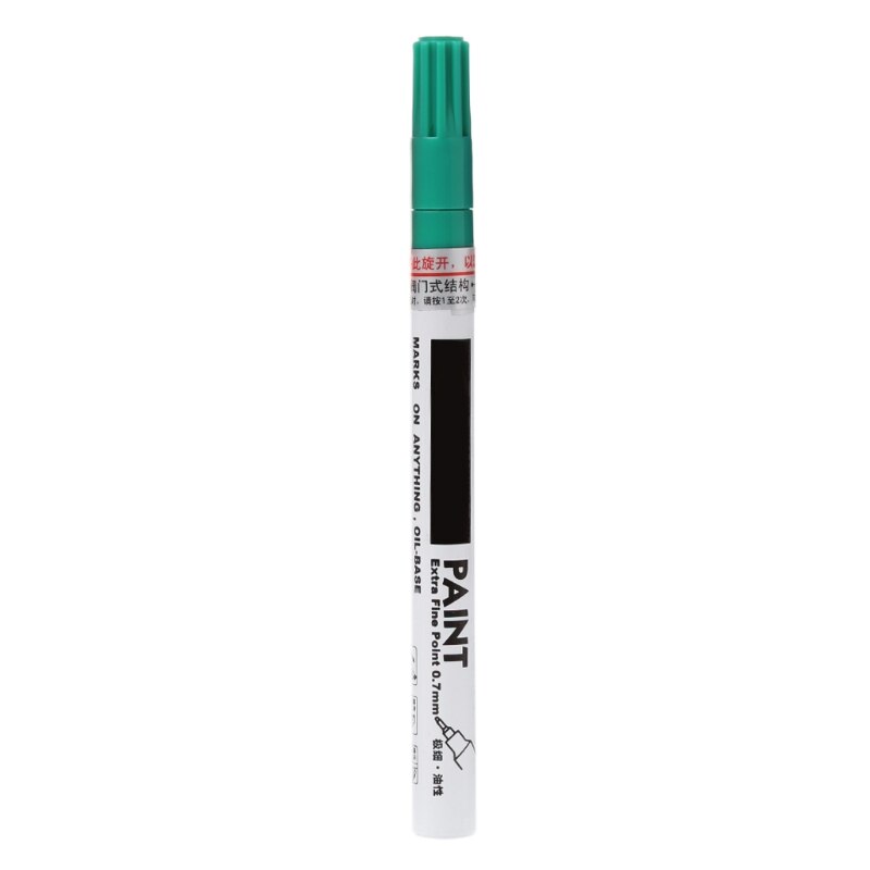 Versal 0.7Mm Extra Fine Point Permanente Verf Metallic Marker Pen Diy Art: green