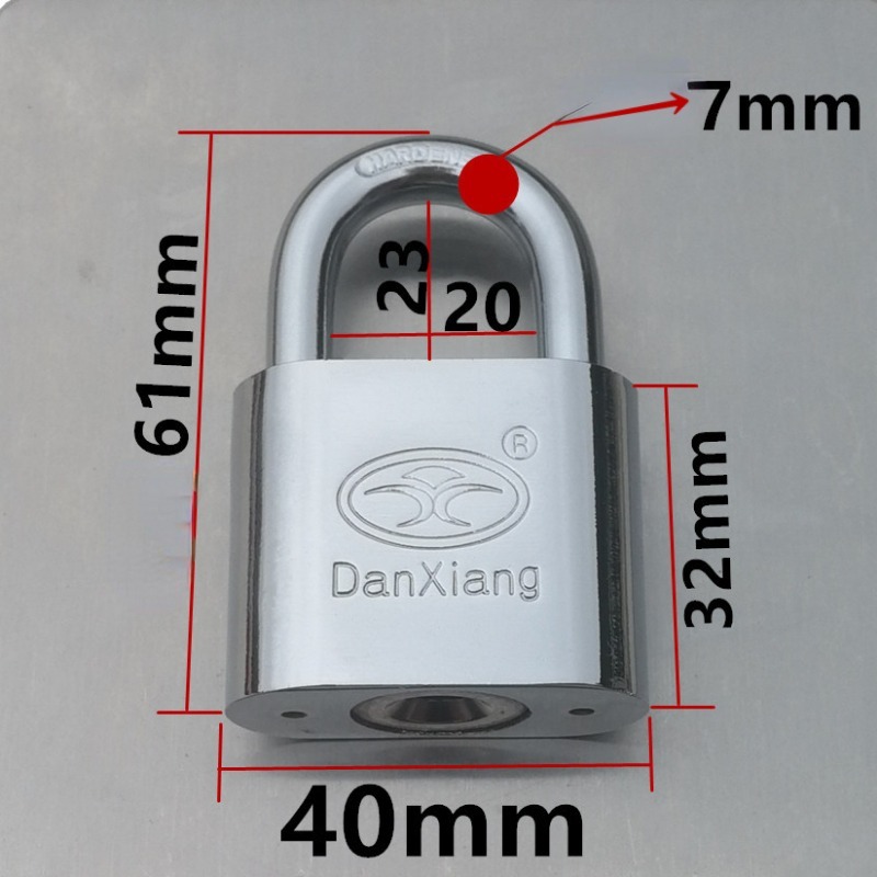 One key can open multiple locks, unlocking and opening multiple locks of the same model and size door lock Hanging （1 key）: Gold