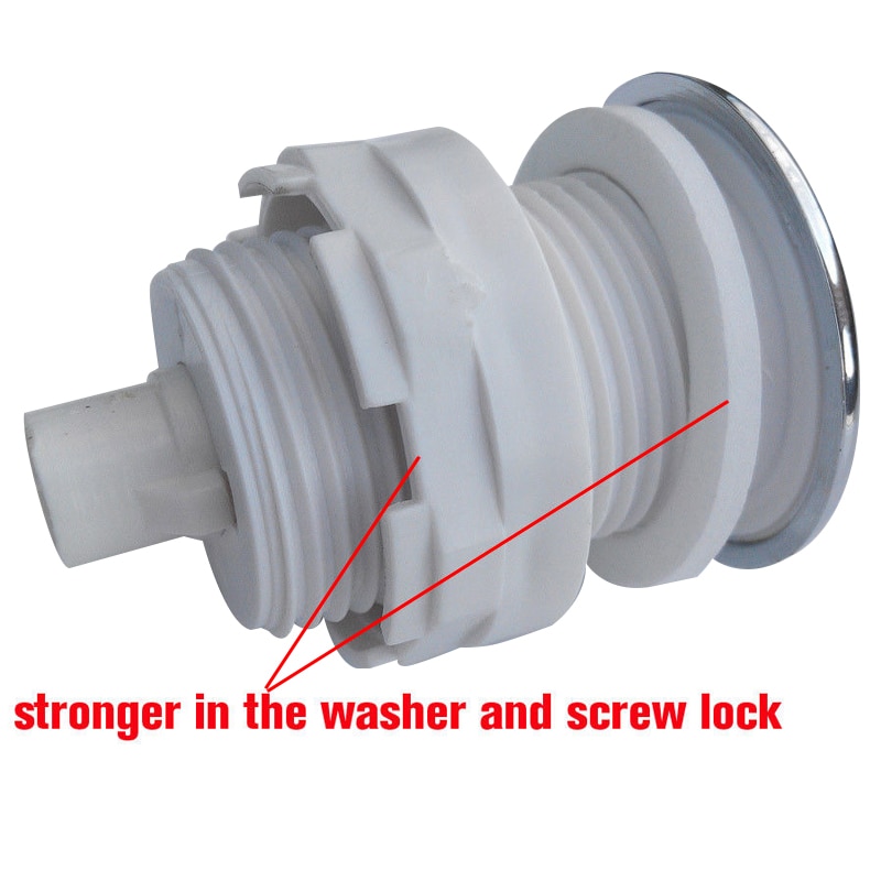 On Off PUSH BUTTON switch Jetted Whirlpool Jet Bath Tub Spa Garbage Disposer Disposal Air Switch Kit - push button