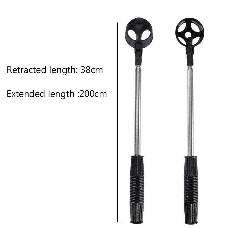 Golf Ball Picker Telescopic Golf Finder Automatic Locking Scoop Retriever Retracted Pick-up Training Aid Golf Ball Pick Up Tools