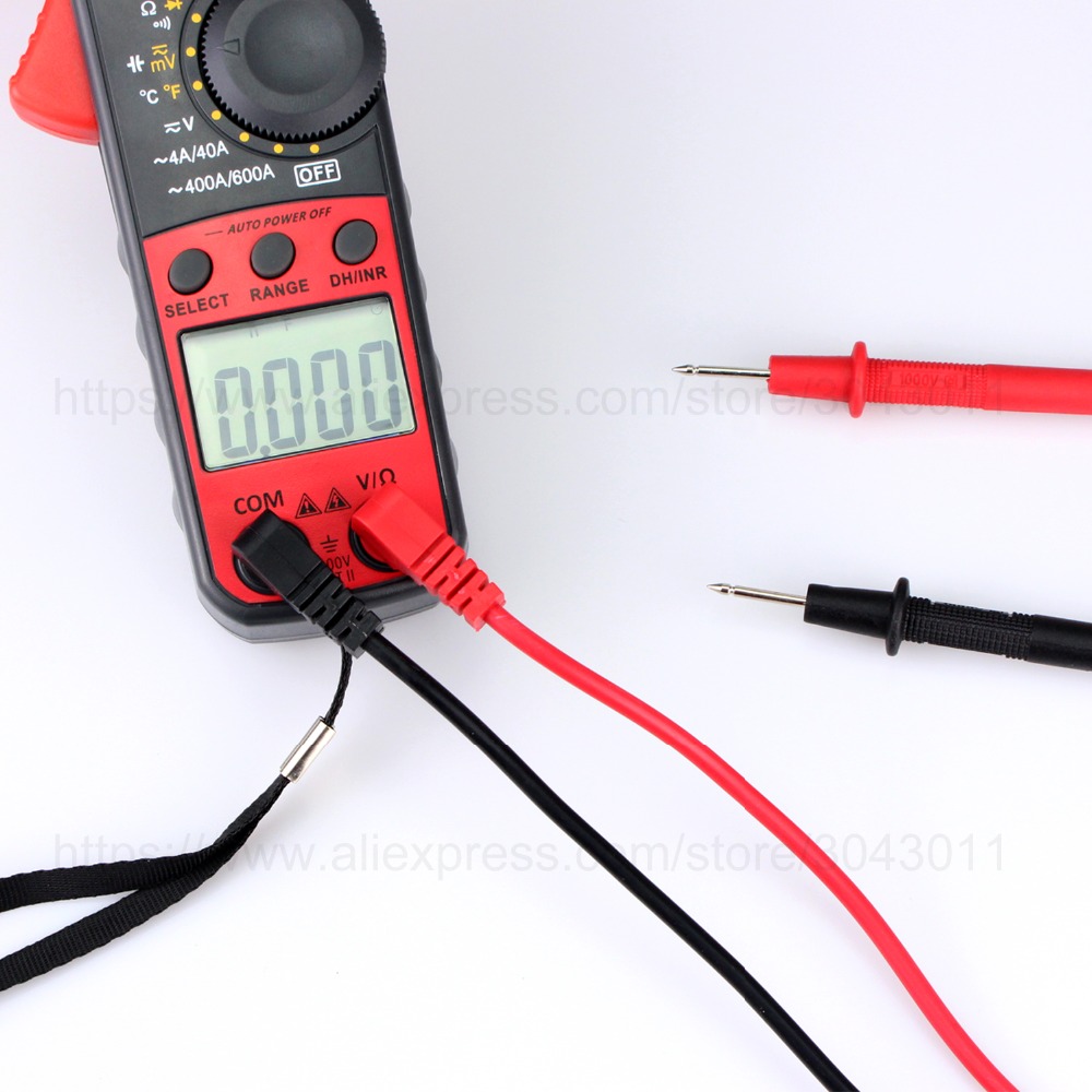 Multifunctional Digital Clamp Meter Multimeter DC/AC Resistance Continuity Diode NCV Tests Electrician tools 1999/3999 Counts