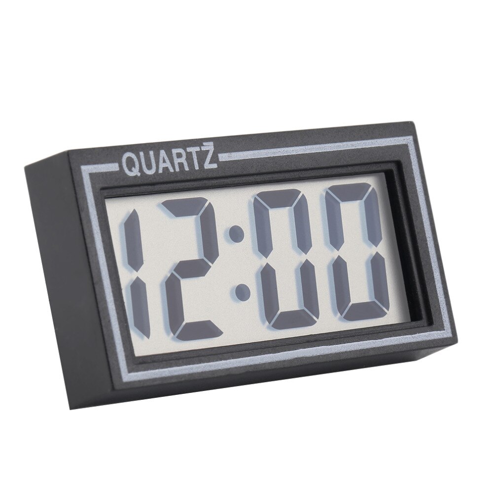 Digital LCD Table Car Dashboard Desk Date Time Calendar Small Clock
