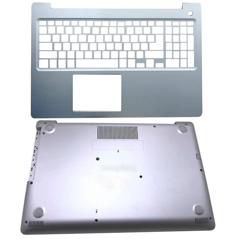 Top Back Cover Voor Dell Inspiron 15 5570 5575 Series Lcd Back Cover/Front Bezel/Palmrest/bottom Case Achterklep Cover Zilver