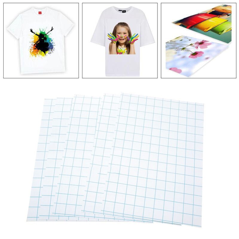 0 pces ferro-no papel de transferência térmica imprimível para pano escuro ou claro cor tecido algodão vestuário traçando papel diy ferramentas 1