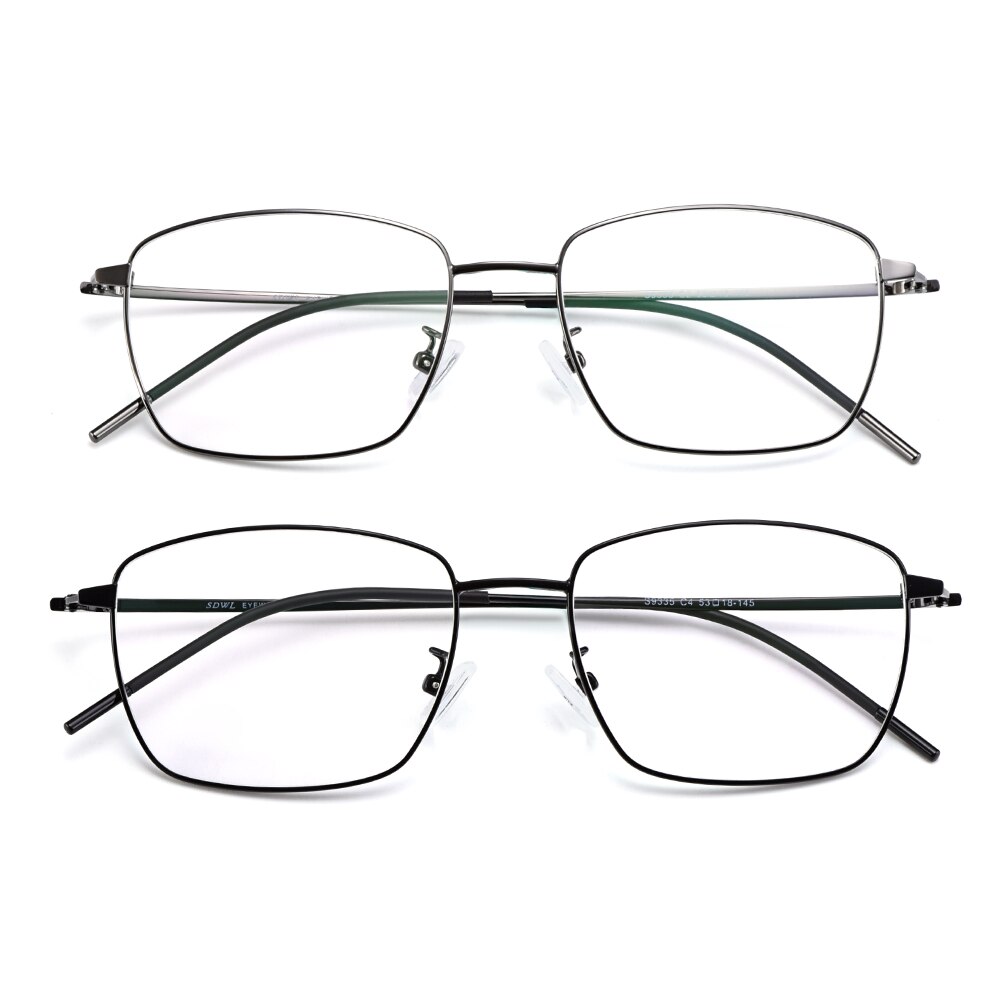 Gmei Optical Men cuadrado ultraligero titanio montura de aleación para gafas polarizadas Clip en gafas de sol mujeres gafas Opticas