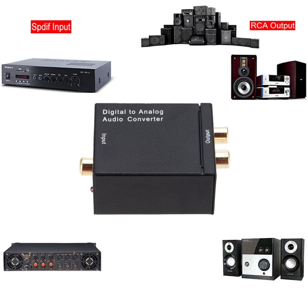 Tqqlss Digitaal Naar Analoog Audio Converter Optic... – Grandado