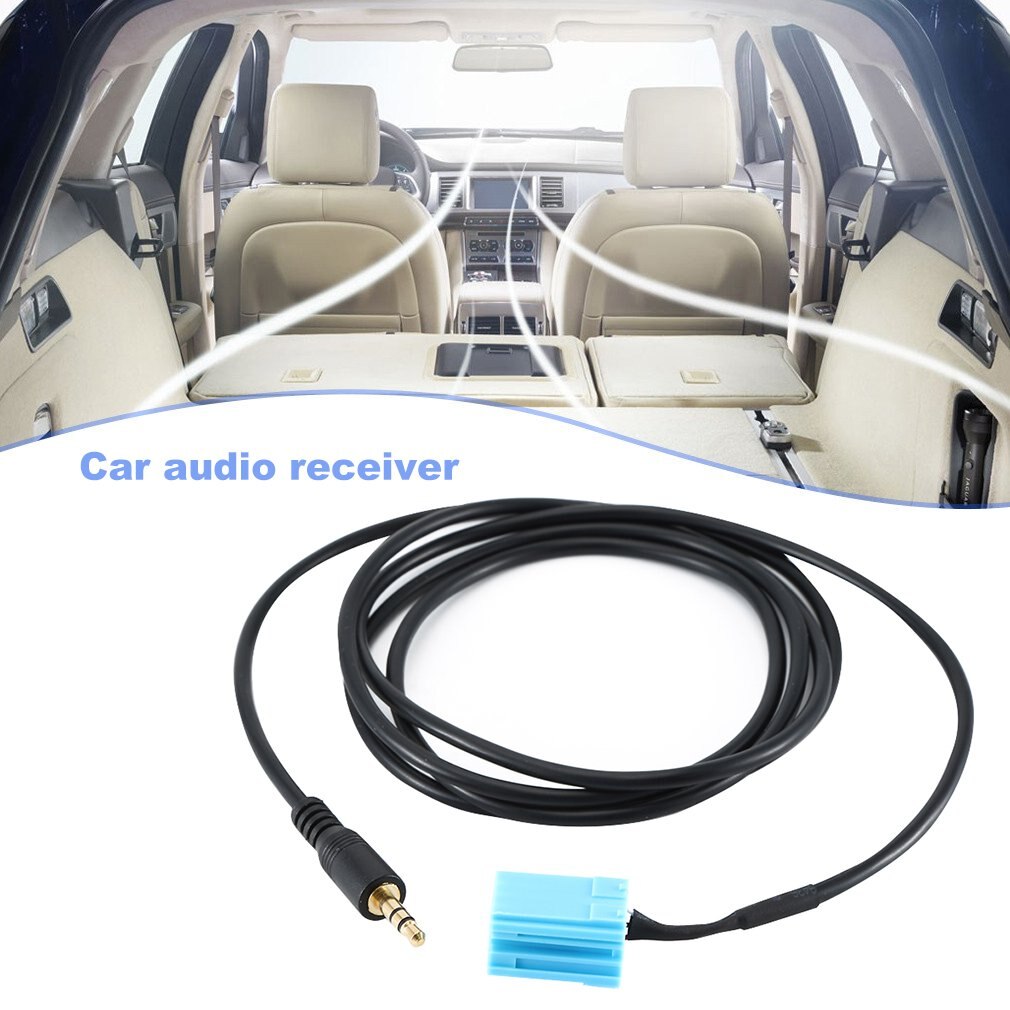Bilstereo mini iso 8 pin aux kabel adapter med radio fjerningsverktøy til blaupunkt radio 2000