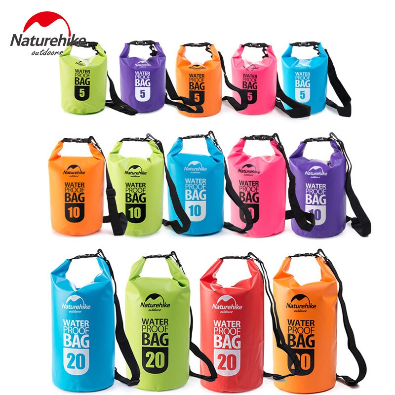 Sac étanche à l'eau sac à roulettes océan Pack sacs de voyage en plein air pour kayak plage Rafting bateau randonnée Camping pêche