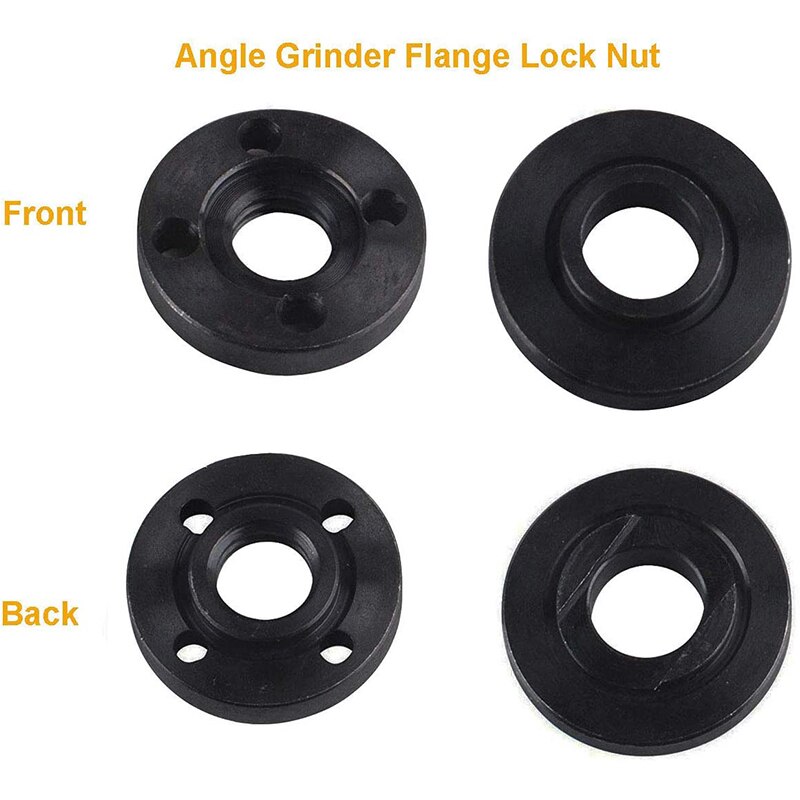 5 Pack Angle Grinder Flange Nut 5/8 for Dewalt Ryobi Makita 224399-1 193465-4 224568-4 9005BZ 9015B Replacement