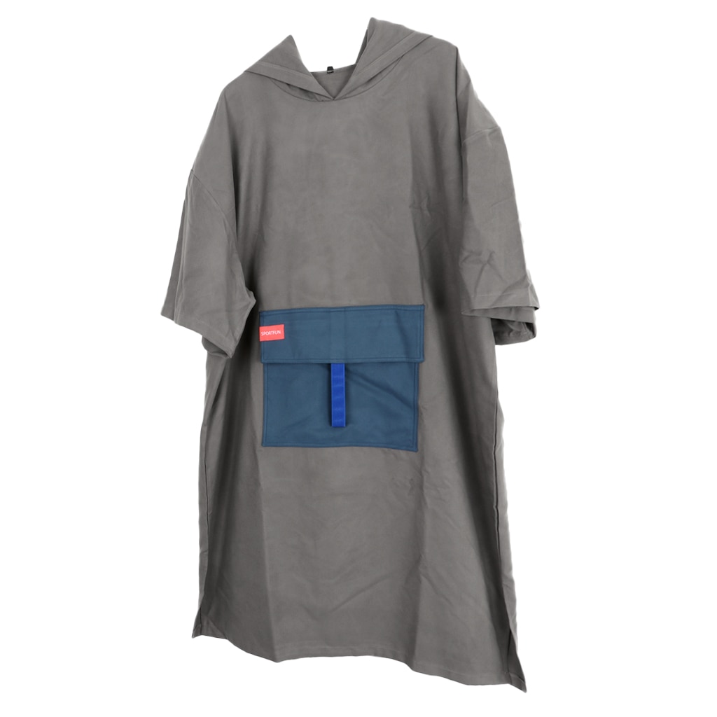 Surf Changing Robe Beach Poncho Microfiber Bathrobe Bath Towel