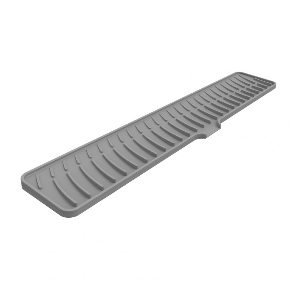 Drain Pad for Kitchen Sink Anti-slip Drainage Mat Anti-slip Silicone Drain Pad Faucet Splash Guard Set for Kitchen for Farmhouse: Red
