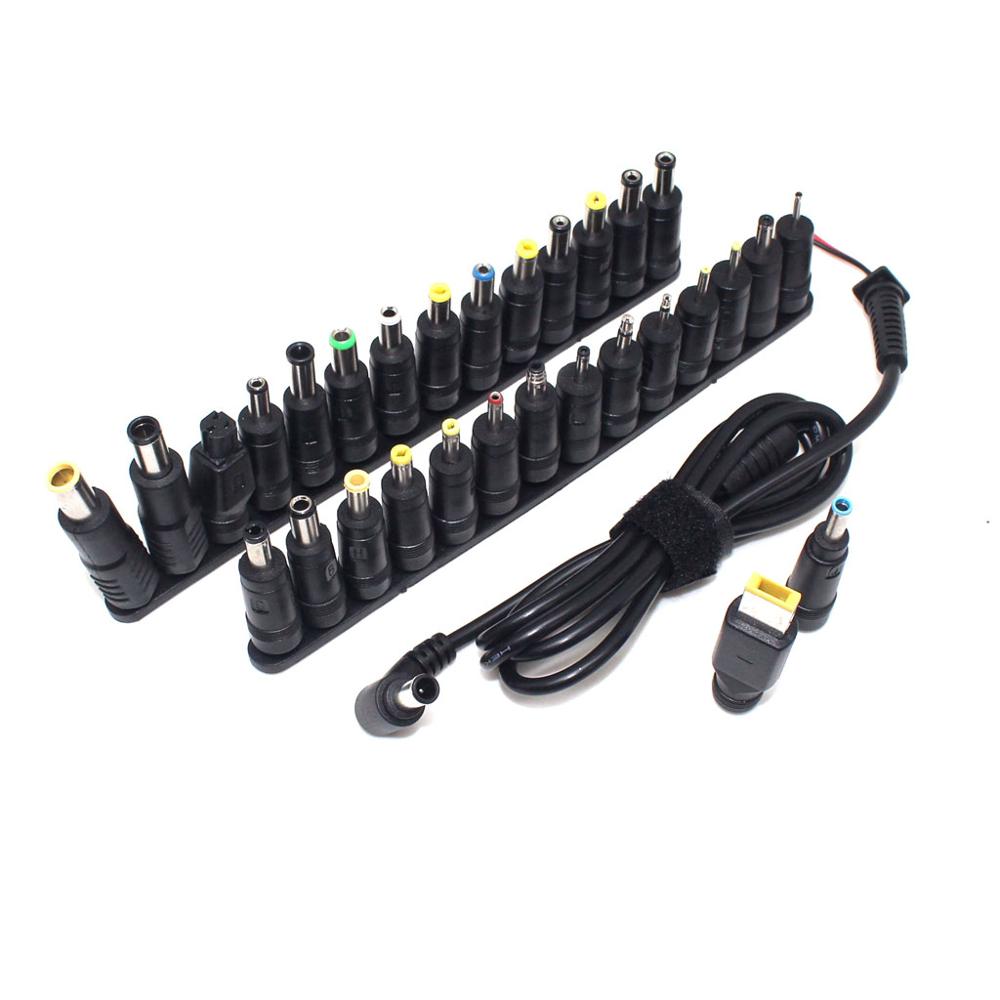 Universal Laptop DC Netzteil Adapter Stecker Für Lenovo Hp Dell Ladegerät Converter 5.5*2,1mm Weibliche zu multi-typ Männlichen