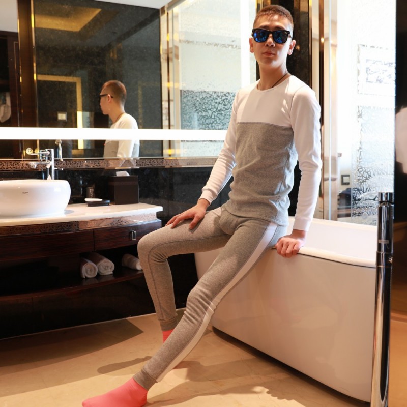 Conjuntos térmicos de cintura media para hombre, – Grandado