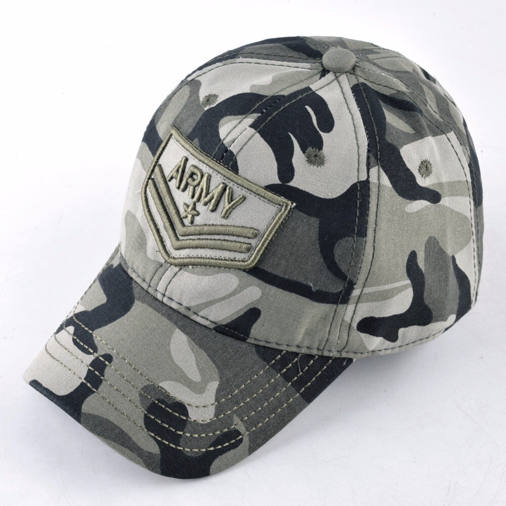Camouflage Snapback Baseball Caps Für Männer Und Frauen ARMEE Stickerei Taktische Hüte Outdoor Sport Baumwolle Knochen Camo Hut Casquette