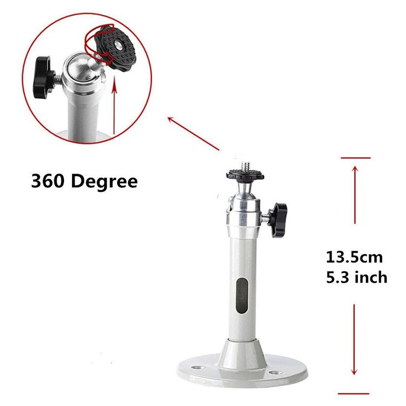 Soporte Universal de aluminio de 13,5 cm para proyector para techo o pared capacidad de 5 Kg para cámara o Mini proyector