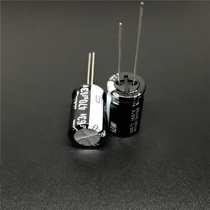 5 pièces/50pcs 470uF 63V NICHICON VZ série 12.5x20mm 63V470uF large plage de température condensateur électrolytique en aluminium