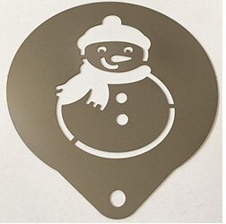 1 Pc Koffie Latte Cappuccino Barista Art Stencils Cake Stofdoek Sjablonen Koffie Gereedschap Accessoires Gusto Nespresso Zavarnik Dolce: B