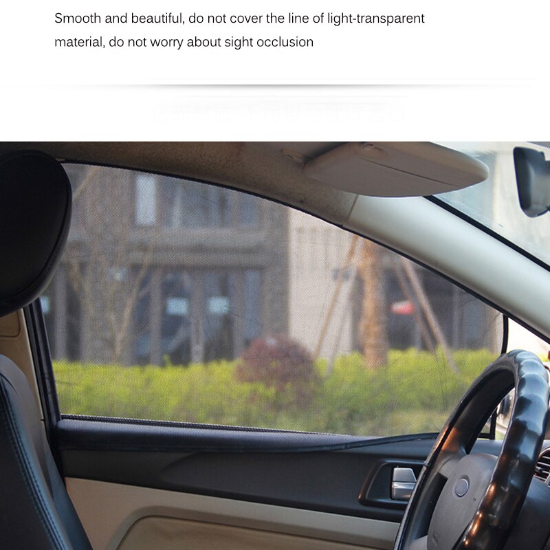 Pare-soleil magnétique pour voiture, protection UV, rideau de