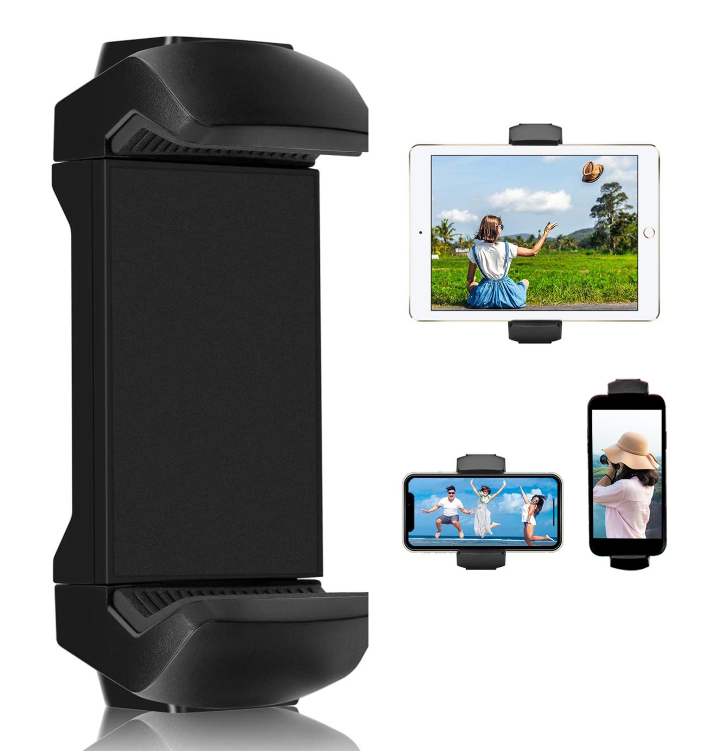 Fotopro Tablet Houder Smartphone Clip Horizontale Verticale, Universele 2 In 1 Klem Bracket Stand Compatibel Met Pad Telefoon.