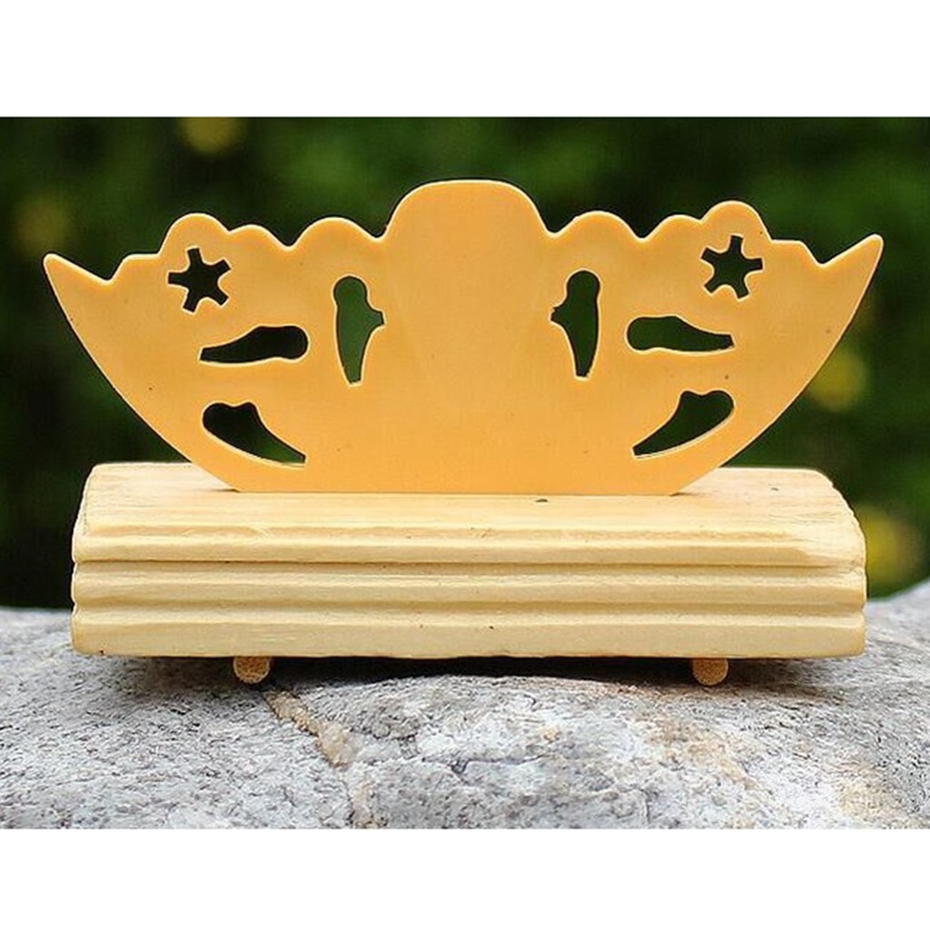 Soporte de ventilador de mano de estilo Vintage, Base de exhibición de ventilador plegable para mesa artesanal