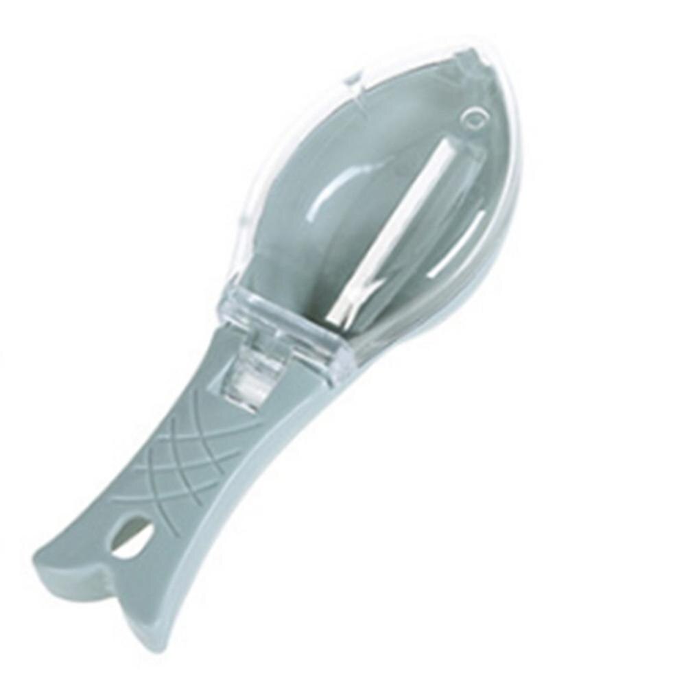 1Pc Convenient Fish Skin Scale Scraping Brush Graters Fast Remove Kitchen Gadgets: style 1  blue