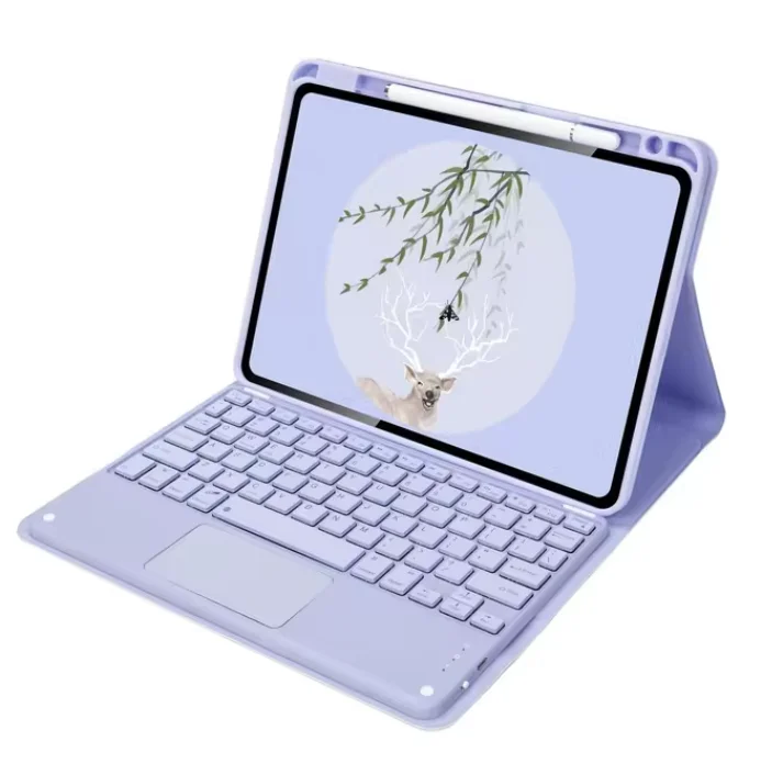 Funda hoesje voor huawei matepad 11.5 , s hoesje, tgr -w09 trackpad-toetsenbordhoes voor matepad 11.5s, russisch, spaans, portugees: Elf / Paars