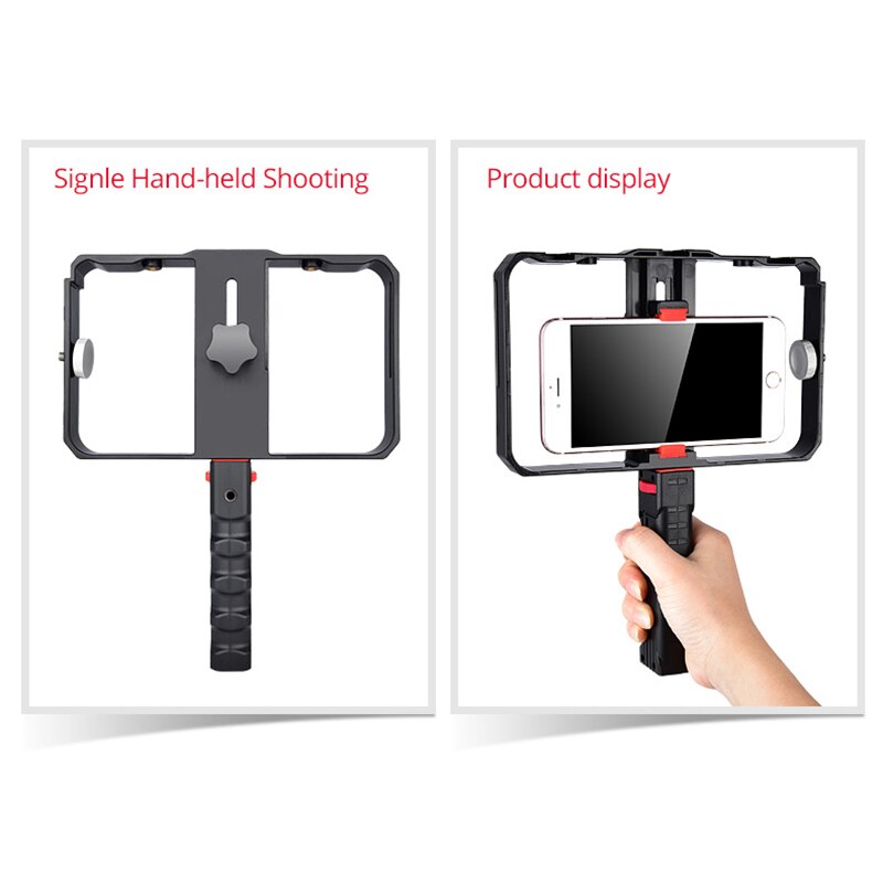 Video Camera Cage Stabilizer Film Making Rig for Cell Phone Handheld Bracket JHP-Best