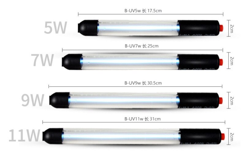 5W/11WPortable LED UV Disinfection Lamp Tube Handheld UVC Sterilizer Germicidal Lights