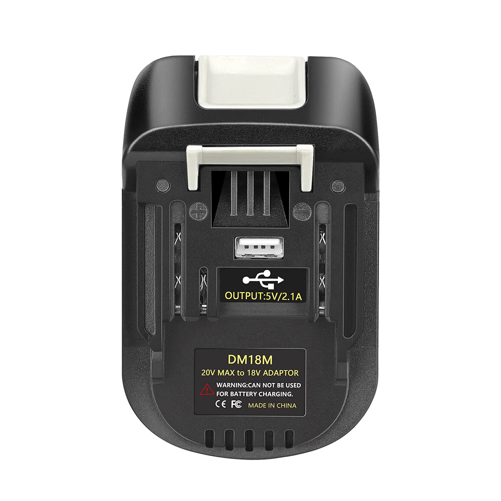 Adaptateur de batterie DM18M pour Milwaukee pour Dewalt pour Makita Bl1830 Bl1850 Batteries 20V à 18V Conversion de batterie: Default Title