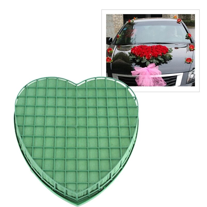 Ventouse à mousse en forme de cœur, 1 pièce, utile, fin et Durable, pour voiture de mariage
