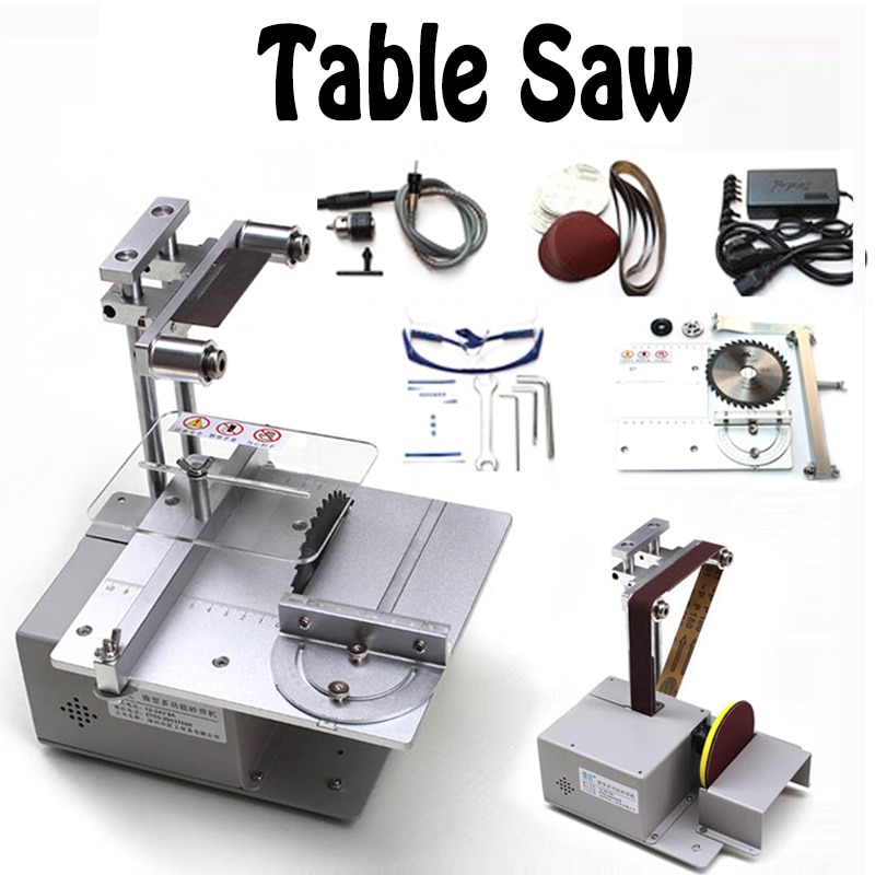 3000W Table scie Micro tronçonneuse multi-fonction Mini Machine de découpe bricolage scies à bois précision bureau Cutter menuiserie scie