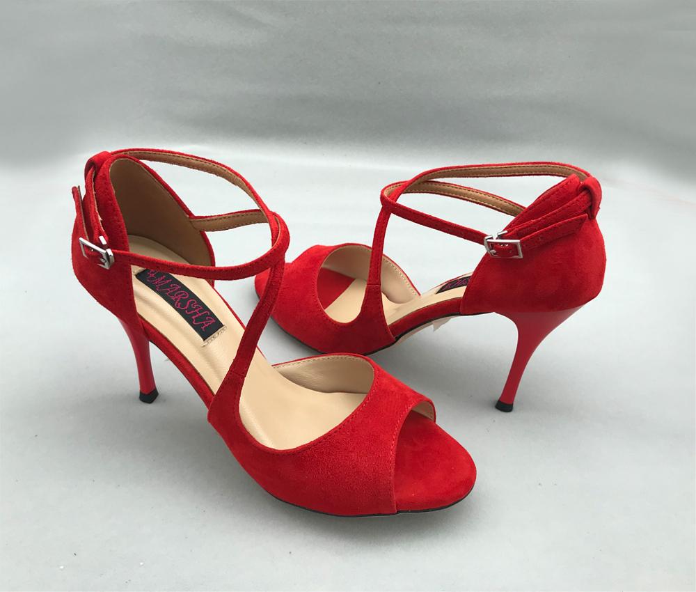 Zapatos de baile de Tango con suela de cuero, cómodos y modernos, para , boda, Argentina, T6291RS