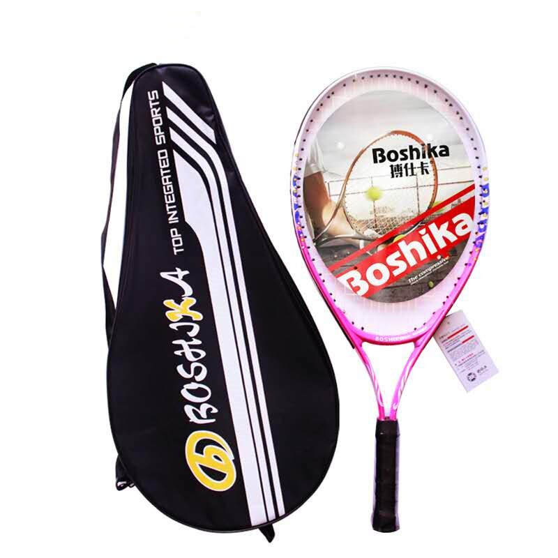 Raqueta de tenis de entrenamiento para hombres y mujeres, para principiantes, de aleación de aluminio y carbono, BC50QP