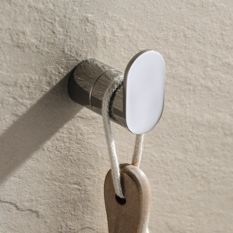 Modern Bathroom Accessories Chrome Finish Toilet Paper Rack Towel Bar Shelf Glass Holder Wall Mount Hook Bathroom Hardware Set