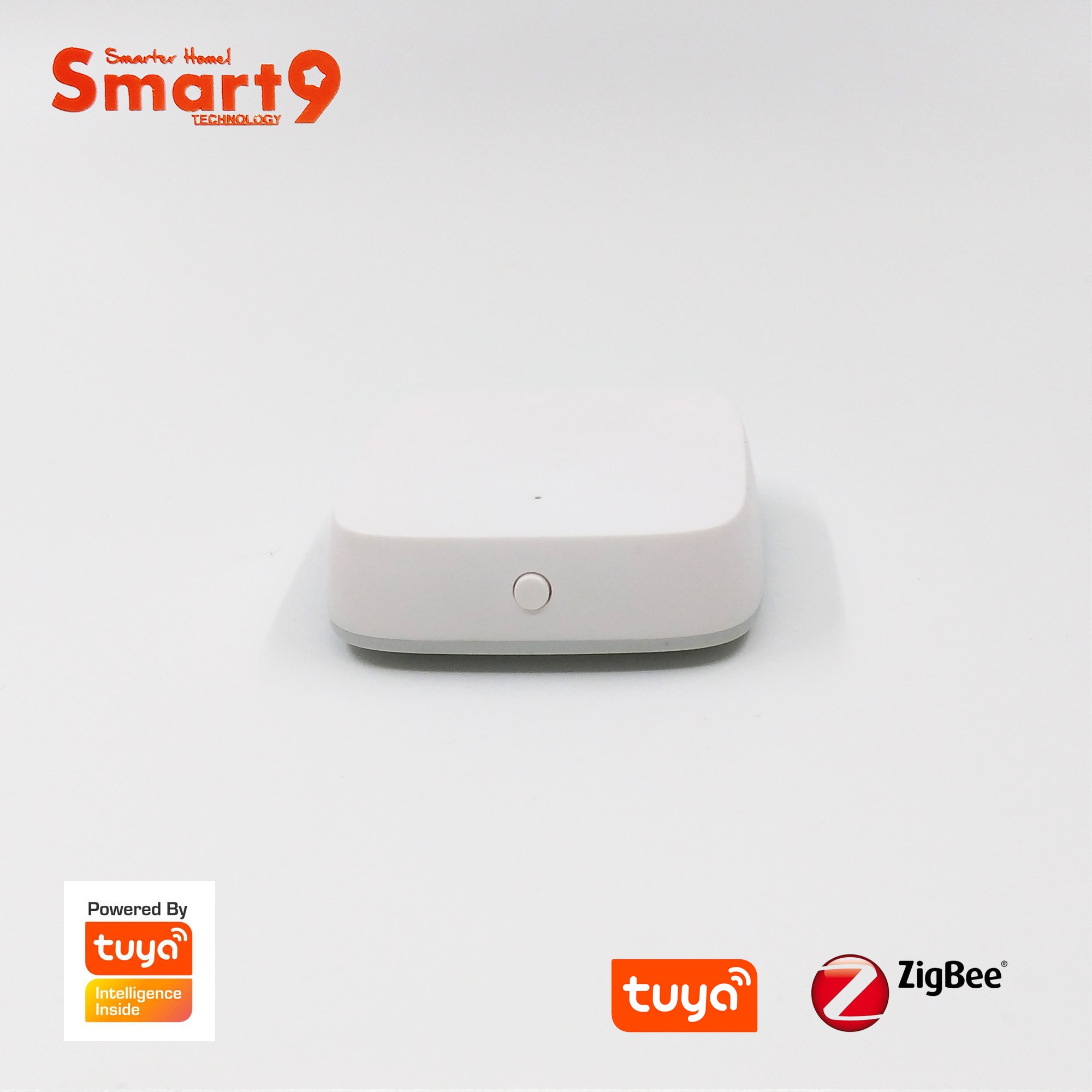 Smart9 ZigBee Sensor de temperatura y humedad que funciona con TuYa ZigBee Hub, Smart Life App Control remoto alimentado por TuYa