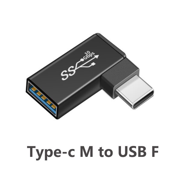 USB3.1 Micro usb Type-c 2 in 1 otg Plug jack Power Connector Charging Adapter Type-C Extension Cable for Laptop Tablet Phone: grey