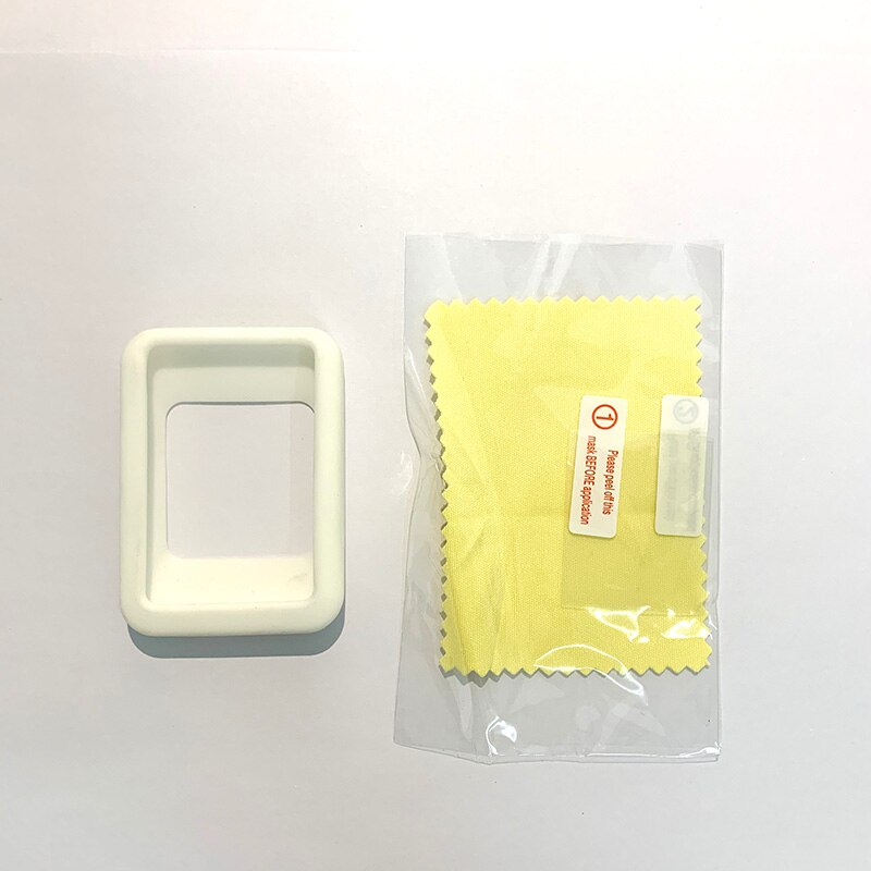 Wahoo elemnt Mini fallen Fahrrad Computer Silikon Abdeckung Gummi schutzhülle + HD Film (Für Wahoo elemnt Mini): elemnt Mini Weiß