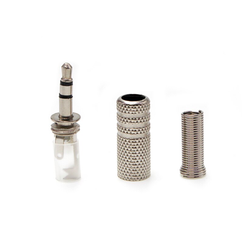 3.5MM metal Housing stereo plug Audio Plug Headphone Repair Male Jack wire plug Connector diy