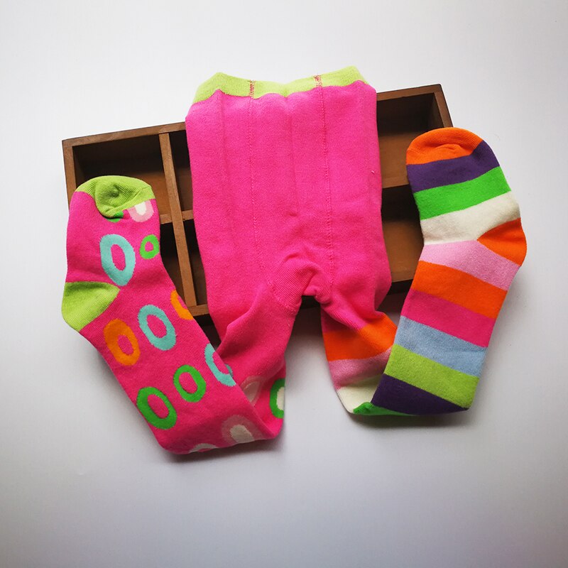 Kinderen Kids Panty Katoen Panty Voor Meisjes Panty Panty Meisjes Knie Hoge Sokken AB Stijl Gestreepte Dot
