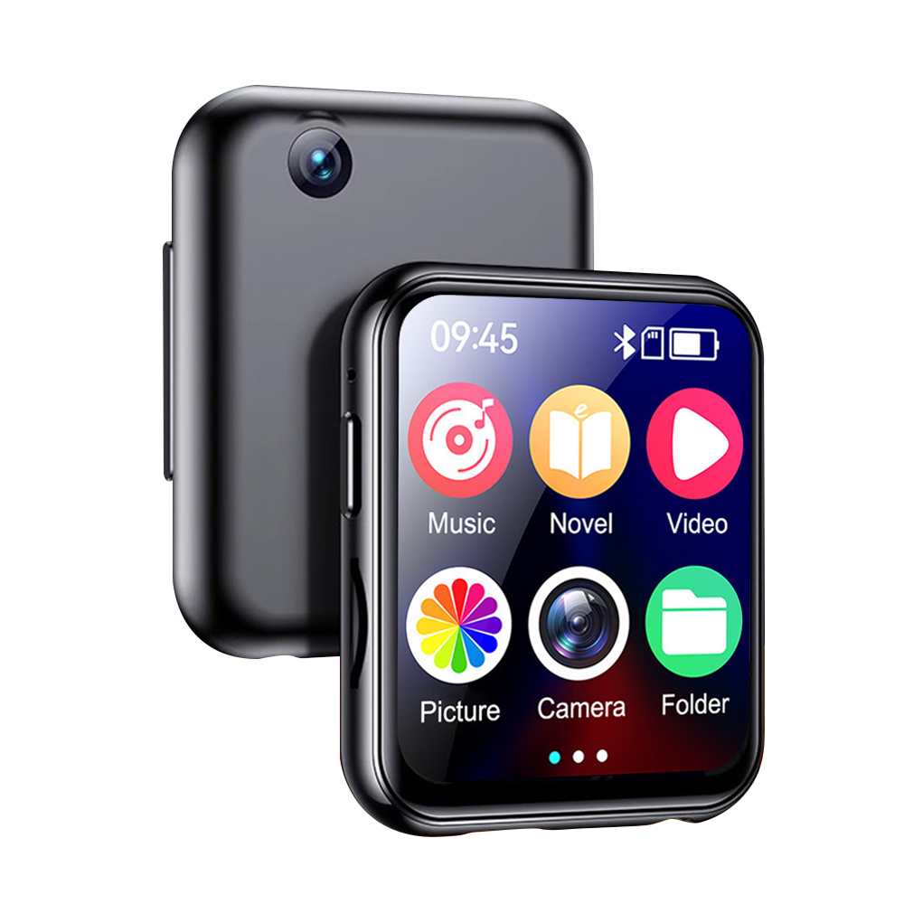 Bluetooth 5.4 HiFi-MP3-Musikplayer mit hochauflösendem Walkman MP4-Voll-Touchscreen, integriertem Lautsprecher, Video-Player, FM/E-Book: Default Title