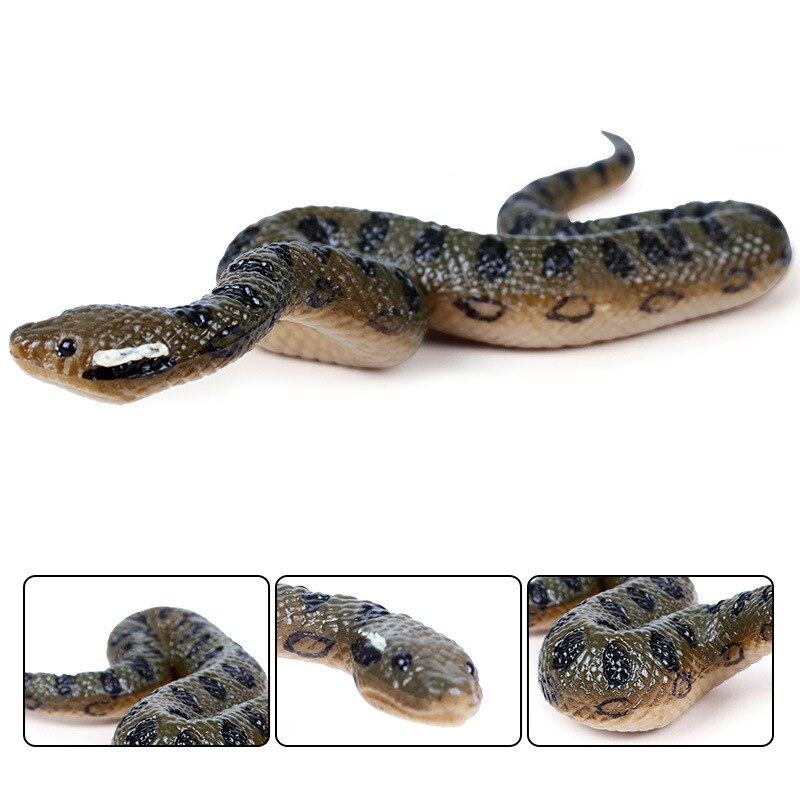 -Simulatie Anaconda Amfibie Slang Model Speelgoed Kind Wild Dier Slang Speelgoed
