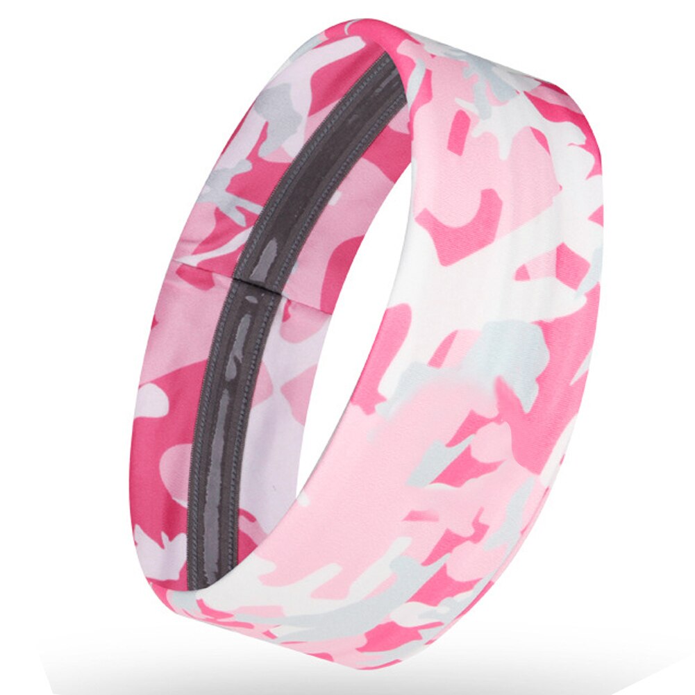 Sport Hoofdband Elastische Professionele Camouflage Printing Sport Hoofdband Elastische Zweetband Voor Outdoor Running Fietsen Accessoire