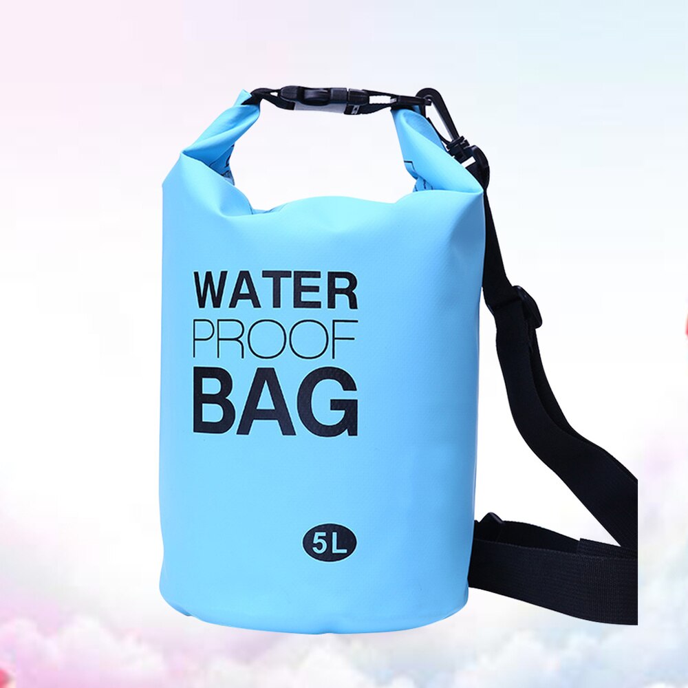 5L Inflatable Bag 500D Waterproof PVC Gear Bags Outdoor Mesh Fabric Sports Buoy for Boating Kayaking Fishing Rafting Swimming Ca